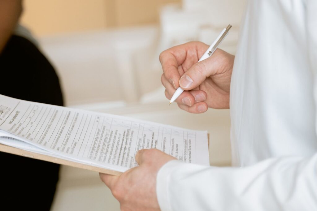 Bring your medication list and any letter from your physician
