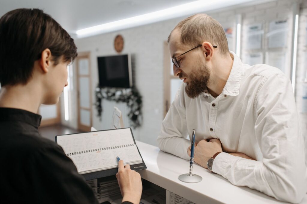Tell us at booking, not on the day &mdash; premedication is timed to the appointment