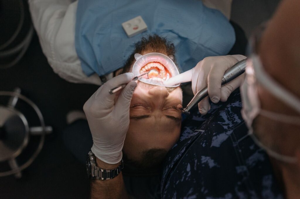 Treatment means removing the resorptive tissue and sealing the defect